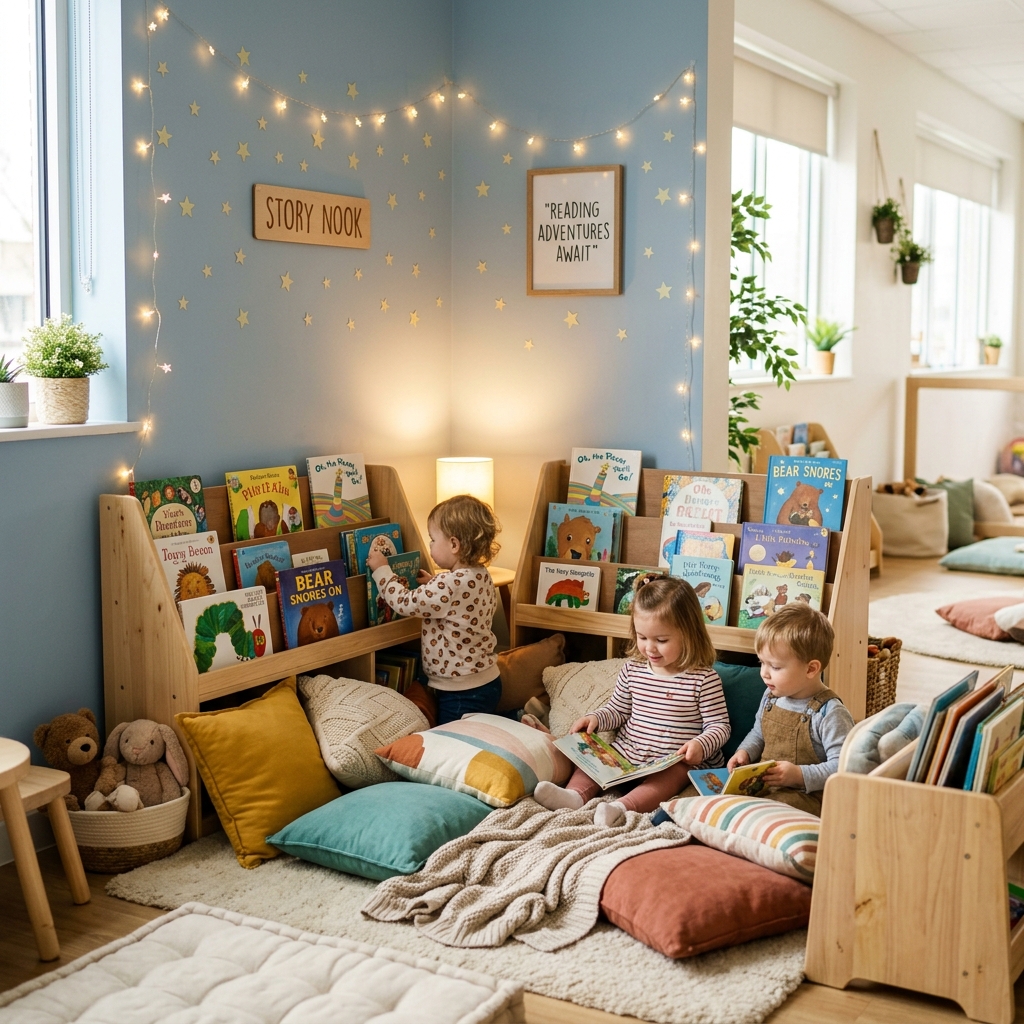 Espacio de lectura y descanso
